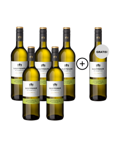 Lauffener Weingärtner Chardonnay mit Sauvignon Blanc QbA 5 + 1